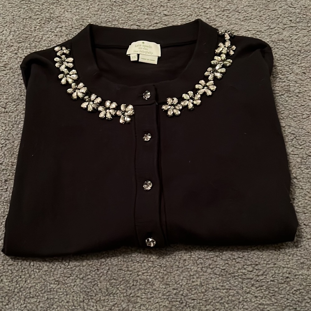 Kate spade rhinestone cardigan - Picture 6 of 6